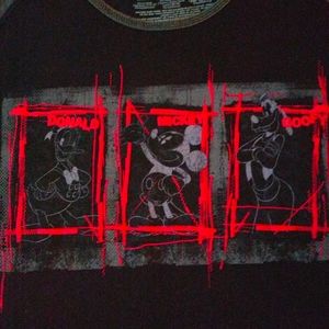 Disney Mickey Donald Goofy T Shirt Men's Sz Medium
